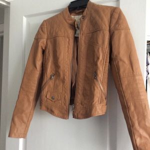 Arden B faux leather jacket size XS